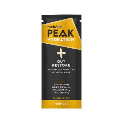 Melrose Peak Hydration + Gut Restore Tropical Sachet 7g x 20 Display